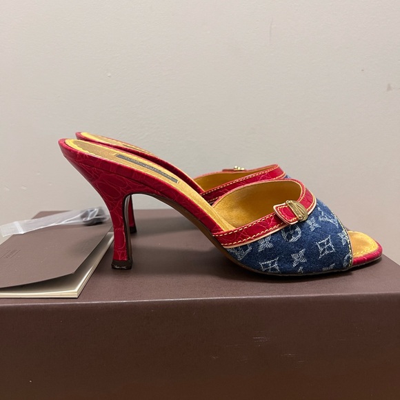 SOLD Louis Vuitton Denim Mule - Picture 5 of 6